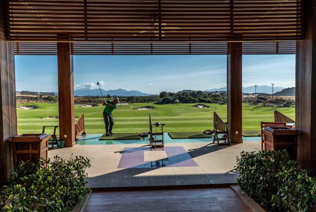 Forest Hill Golf Academy — covered practice bay
