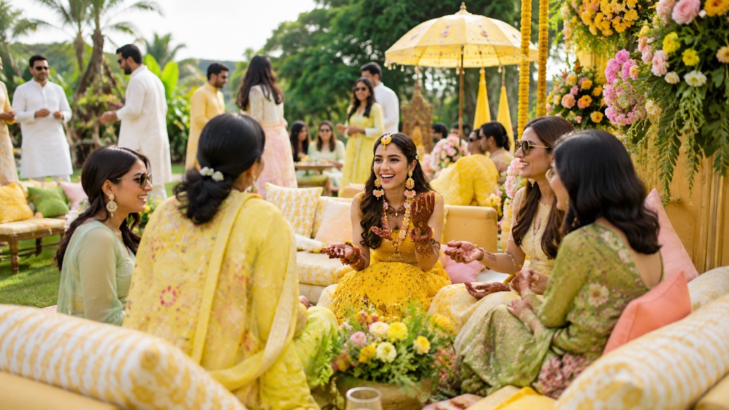Mehndi celebration at Forest Hill Resort Chandigarh